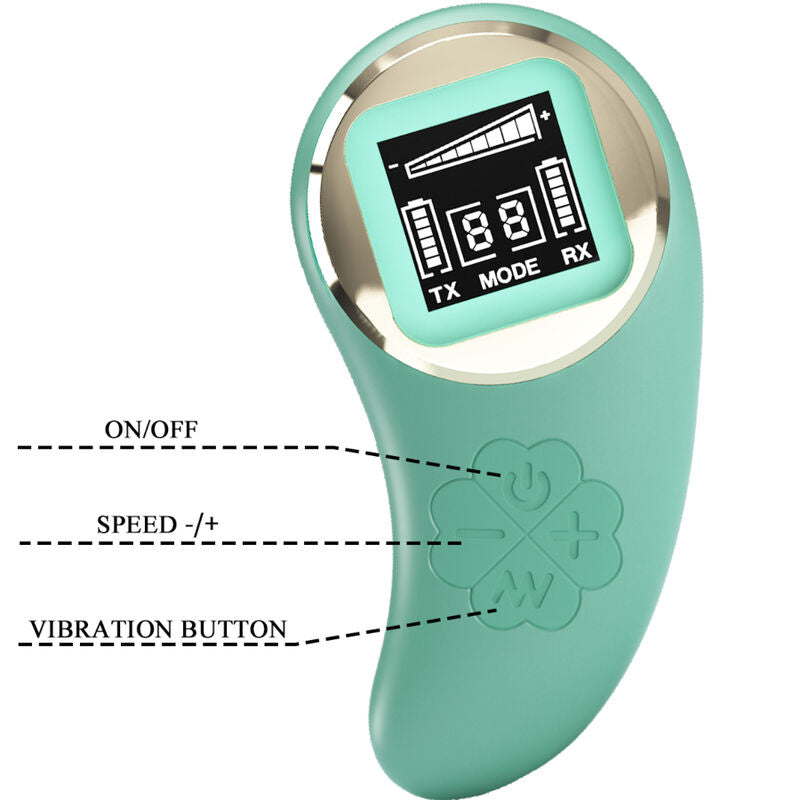 PRETTY LOVE - MINE DOEUFS VIBRANTS TÉLÉCOMMANDE VERTE - Sensualia