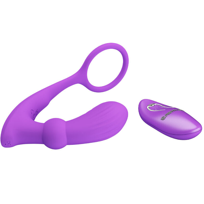 PRETTY LOVE - ANNEAU ANAL ET VIBRATEUR WARREN VIOLET - Sensualia