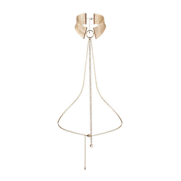 BIJOUX - DÉSIR MÉTALLIQUE COLLIER MÉTALLISÉ DORÉ - Sensualia
