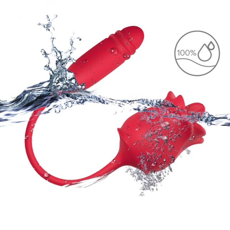 ARMONY - STIMULATEUR ROSE & VIBRATEUR COLA ROUGE ARMONY STIMULATORS