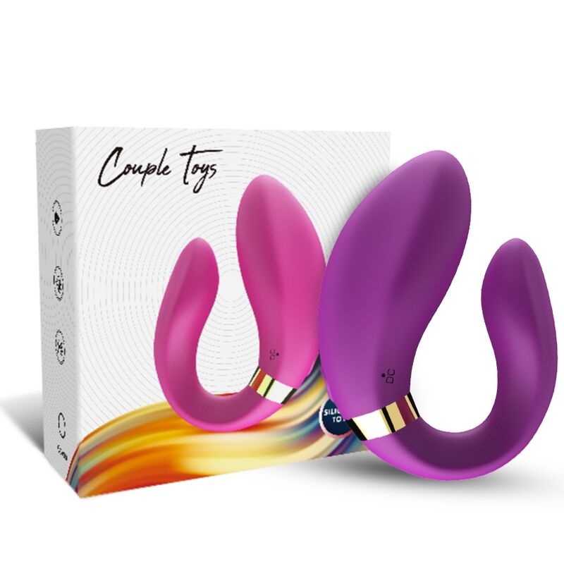 ARMONY - VIBRATEUR CROISSANT POUR COUPLES TÉLÉCOMMANDE VIOLET ARMONY FOR COUPLES