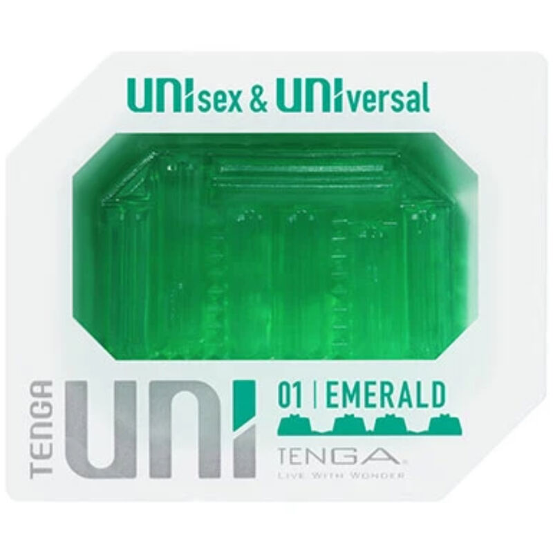 TENGA - DÉ  DÉS MASTURBATEUR UNI ÉMERAUDE - Sensualia