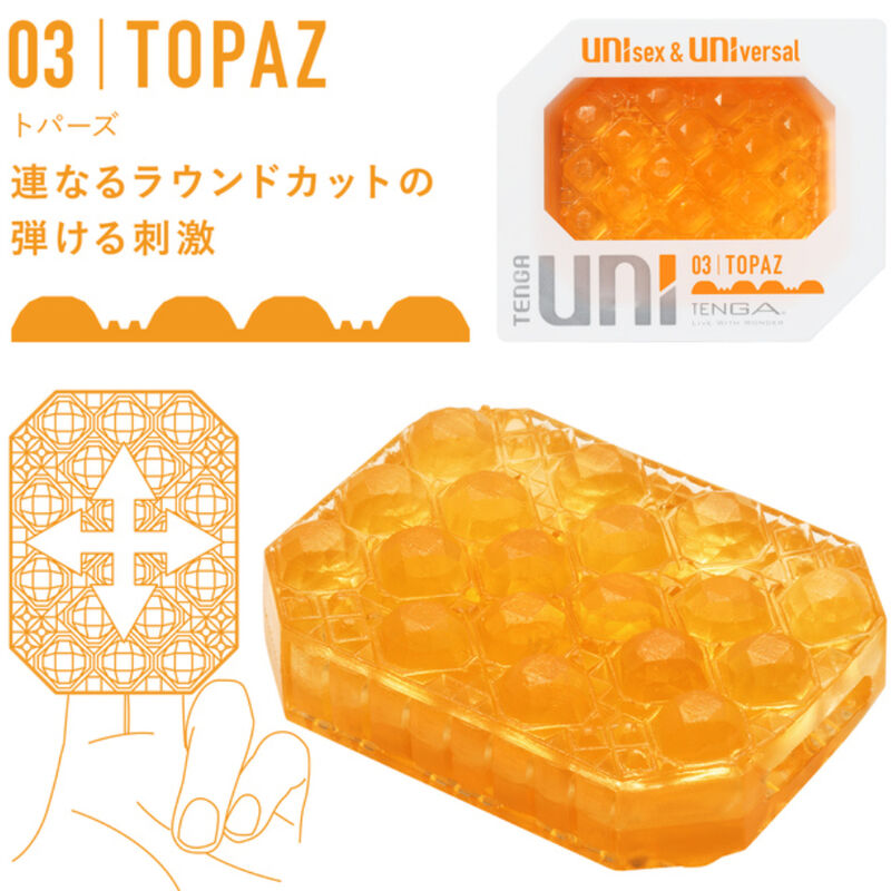 TENGA - PACK DE DÉS  DÉS POUR MASTURBATEUR UNI VARIETY 4 UNITÉS - Sensualia