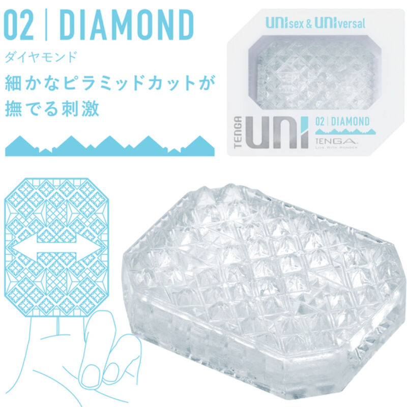 TENGA - PACK DE DÉS  DÉS POUR MASTURBATEUR UNI VARIETY 4 UNITÉS - Sensualia