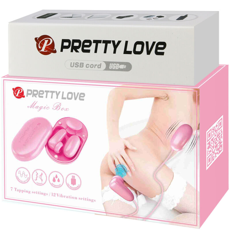 PRETTY LOVE - MAGIC BOX BALLE VIBRANTE & STIMULATEUR ROSE - Sensualia