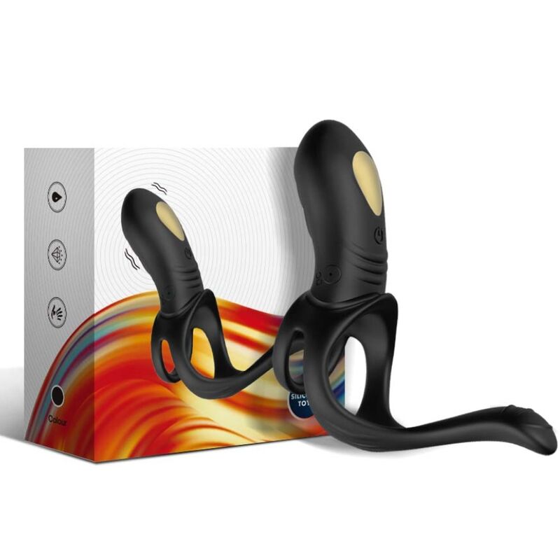 ARMONY - JOY JUMPER RING VIBRATEUR POUR COUPLES & TÉLÉCOMMANDE ANAL PLUG NOIR ARMONY FOR HIM