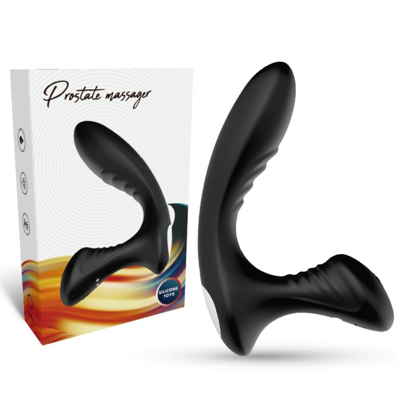 ARMONY - STORM VIBRATEUR ANAL PROSTATE & PLUG TÉLÉCOMMANDE NOIR - Sensualia