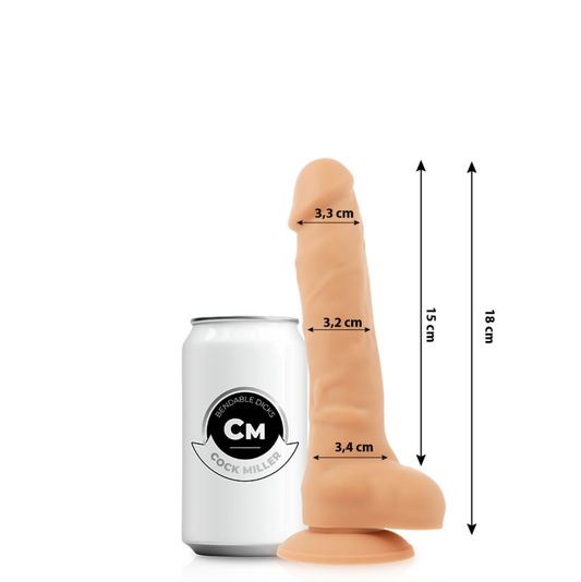 COCK MILLER - COCKSIL ARTICULABLE SILICONE DENSITÉ 18 CM COCK MILLER