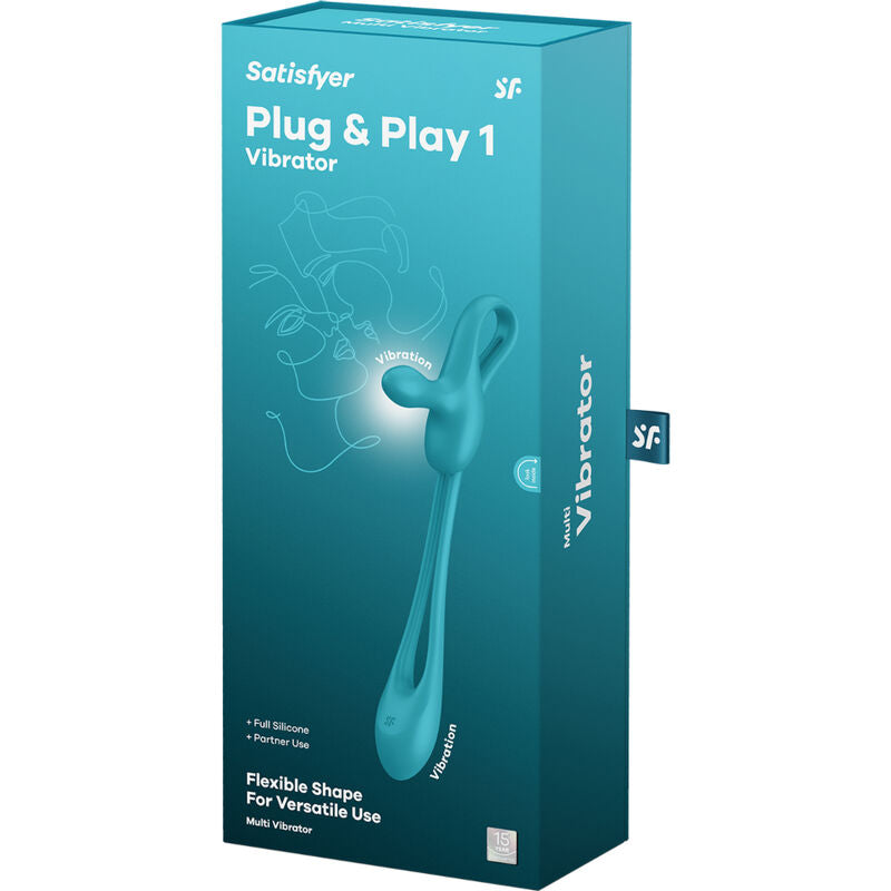 SATISFYER - PLUG & PLAY 1 MULTIVIBRATEUR FLEXIBLE - Sensualia