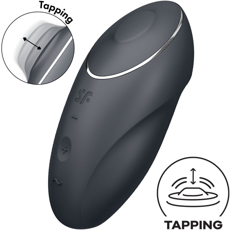 SATISFYER - TAP & CLIMAX 1 VIBRADOR LAY-ON ROJO - Sensualia