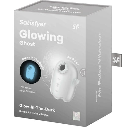 Satisfyer Glowing Ghost – Stimulateur clitoridien à pression d’air et vibrations - Sensualia