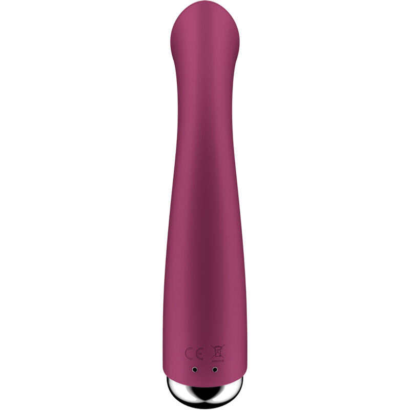 SATISFYER - SPINNING G-SPORT 1 VIBRADOR ROTADOR ROJO - Sensualia
