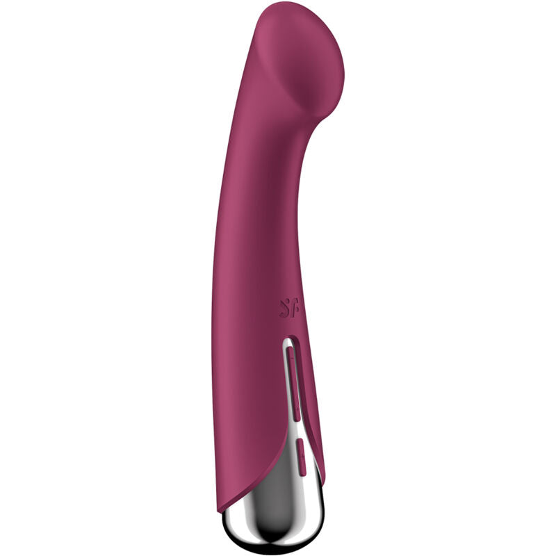 SATISFYER - SPINNING G-SPORT 1 VIBRADOR ROTADOR ROJO - Sensualia