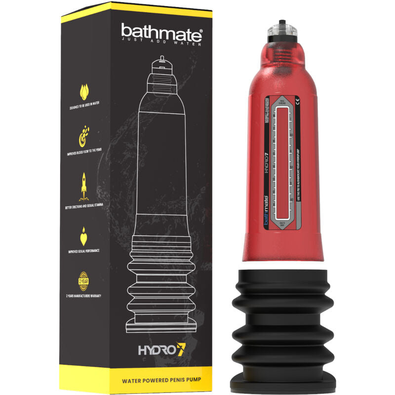 BATHMATE - HYDRO 7 HERCULES ROUGE - Sensualia