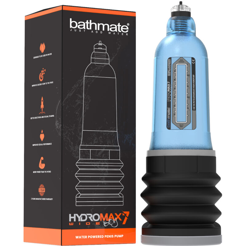 BATHMATE - HYDROMAX 7 WIDE BOY X30 BLEU BATHMATE