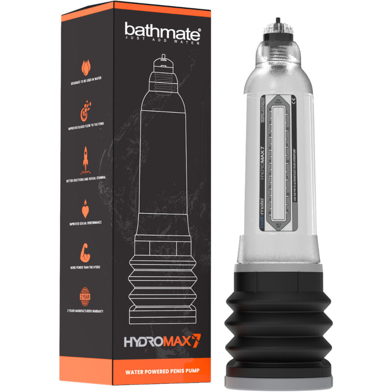 BATHMATE - HYDROMAX 7 POMPE DAUGMENTATION DE PÉNIS TRANSPARENTE - Sensualia