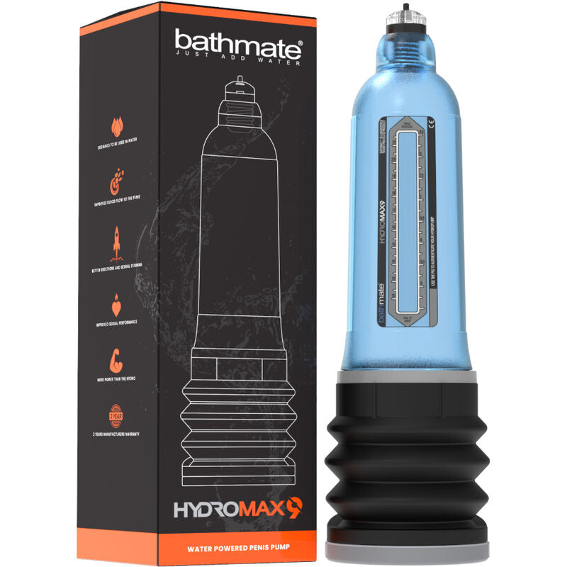 BATHMATE - HYDROMAX 9 AUGMENTATION DE PÉNIS BLEU - Sensualia