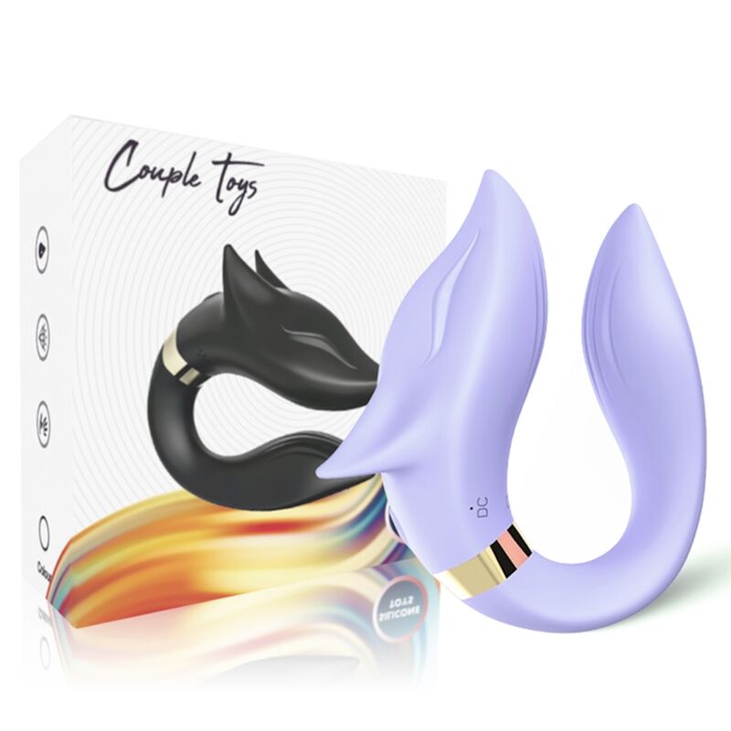 ARMONY - VIBRATEUR FOX POUR COUPLES TÉLÉCOMMANDE VIOLET ARMONY FOR COUPLES