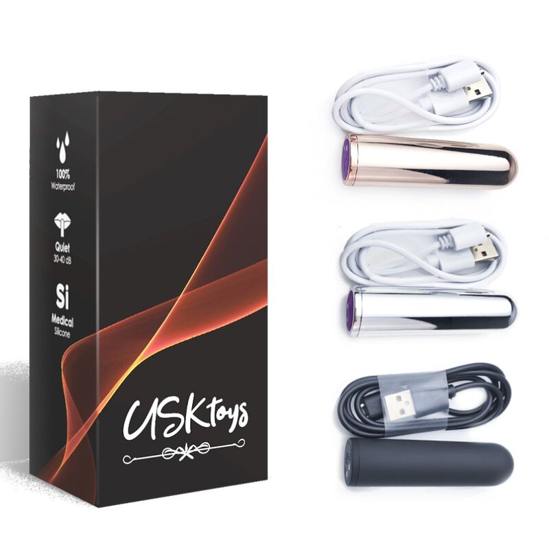 ARMONY - VIBRATEUR BULLET ARGENT 2.1 CM X 7.9 CM - Sensualia