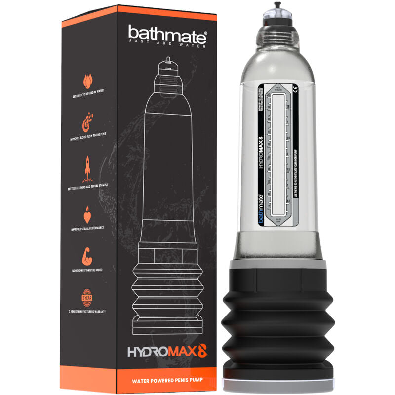 BATHMATE - HYDROMAX 8 TRANSPARENTE - Sensualia