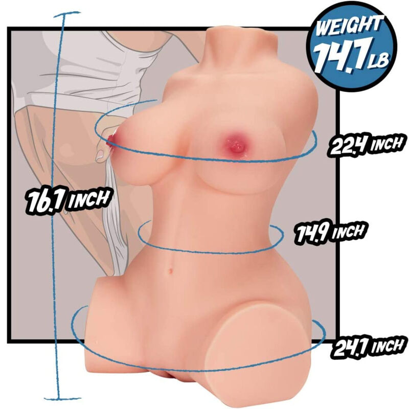 ARMONY - MODÈLE RÉALISTE DE TORSE FÉMININ 10 - Sensualia