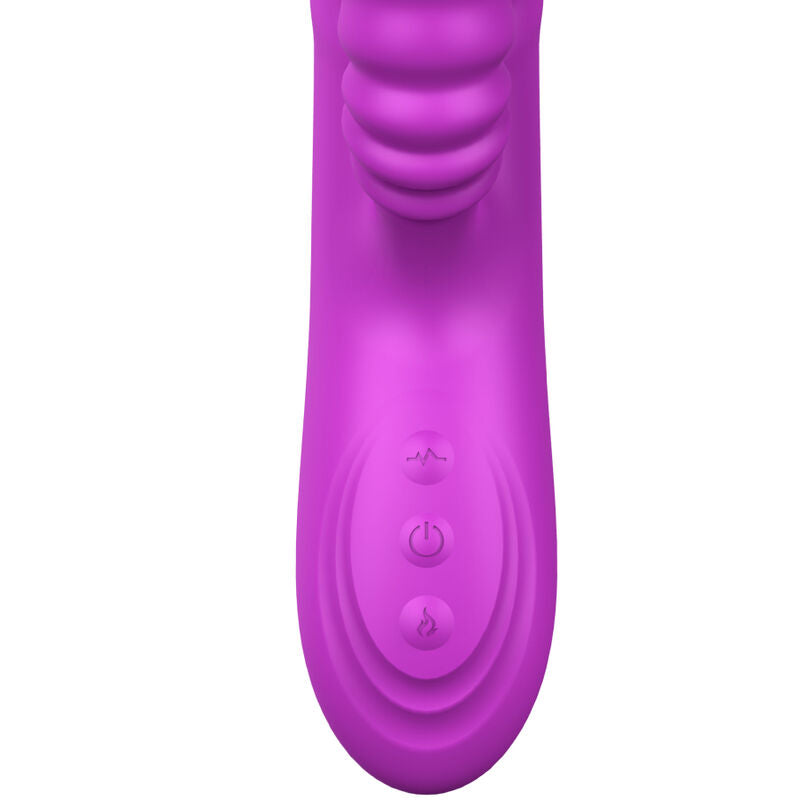 ARMONY - VIBRATEUR MULTIFONCTION ANGELIA AVEC LANGUE STIMULANTE EFFET CHALEUR VIOLET - Sensualia