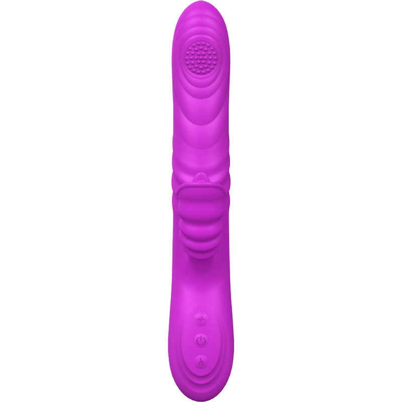 ARMONY - VIBRATEUR MULTIFONCTION ANGELIA AVEC LANGUE STIMULANTE EFFET CHALEUR VIOLET - Sensualia