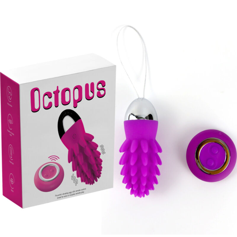 ARMONY - OCTOPUS CACTUS OEUF VIBRANT VIOLET TÉLÉCOMMANDE ARMONY STIMULATORS