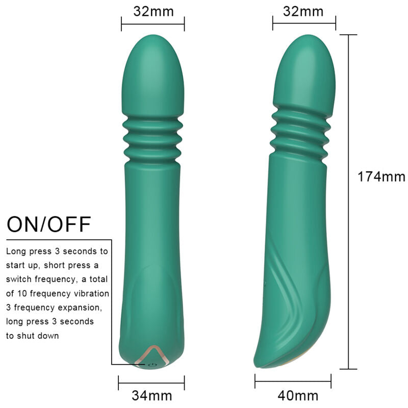 ARMONY - VIBRATEUR ET POUSSÉE VERT G-SPOT - Sensualia