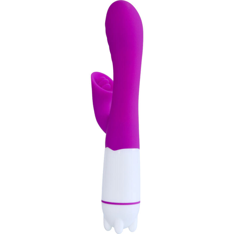 ARMONY - HAPPY VIBRATEUR & STIMULATEUR AVEC LANGUE RECHARGEABLE VIOLET - Sensualia