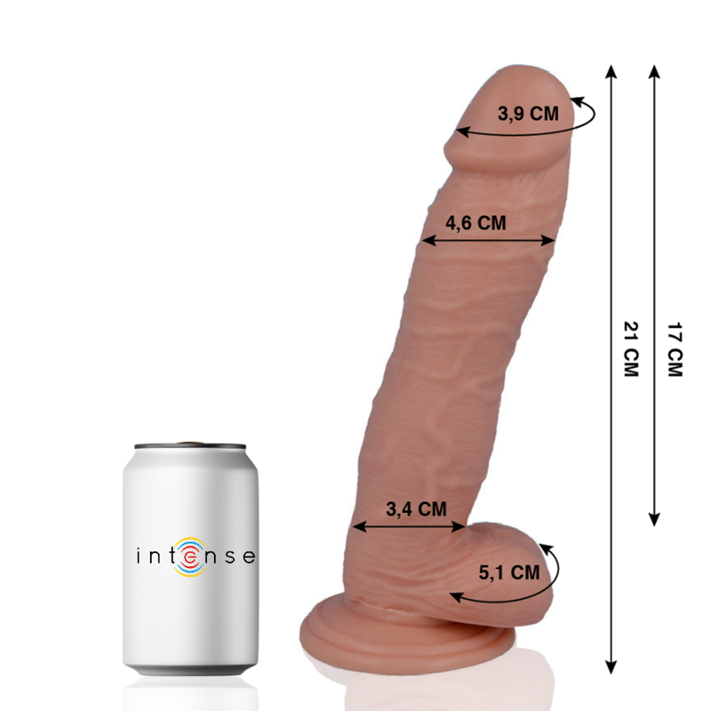 MR INTENSE - 24 PÉNIS RÉALISTE 21 CM -O- 4.6 CM - Sensualia