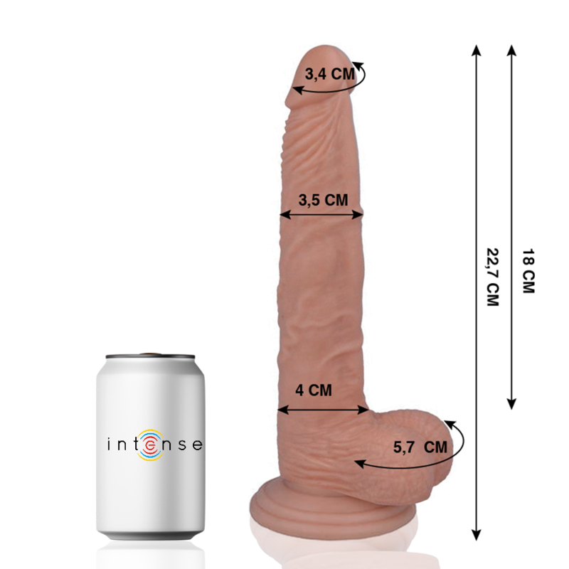 MR INTENSE - 29 PÉNIS RÉALISTE 22.7 CM -O- 3.5 CM - Sensualia