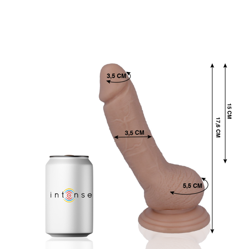 MR INTENSE - 8 PÉNIS RÉALISTE 17.6 CM -O- 3.5 CM - Sensualia