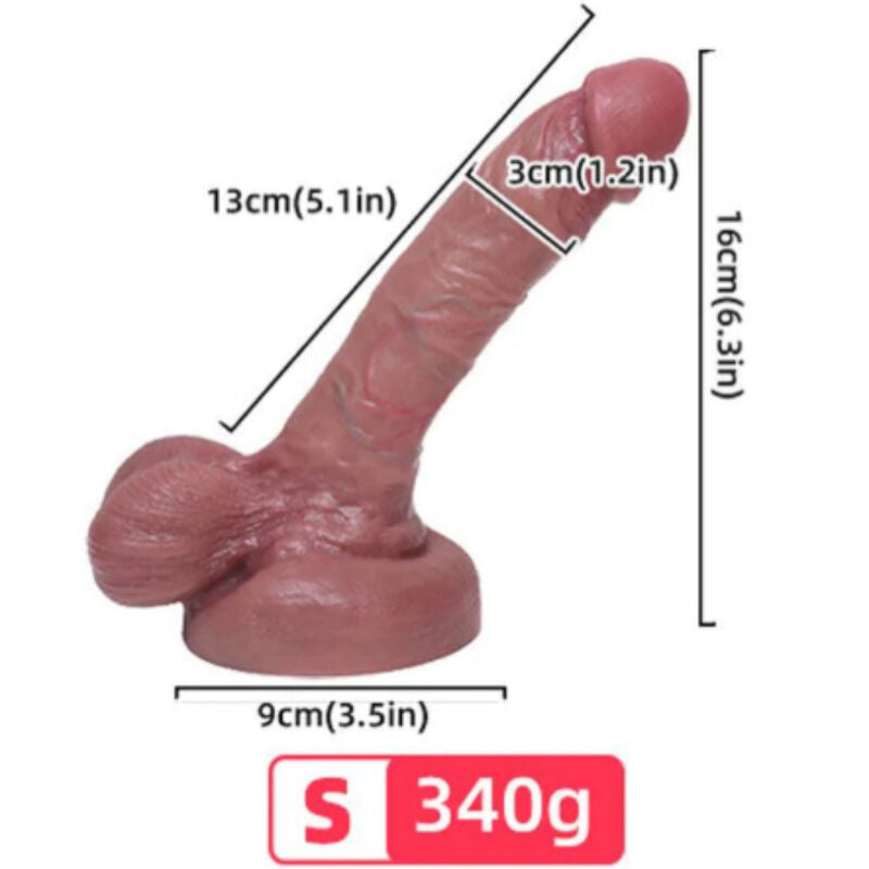 ARMONY - GODE RÉALISTE EN SILICONE LIQUIDE 13 CM - Sensualia
