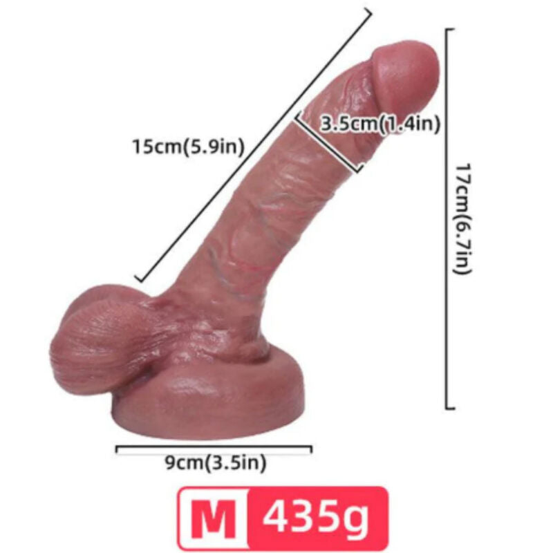 ARMONY - GODE RÉALISTE EN SILICONE LIQUIDE 15 CM - Sensualia