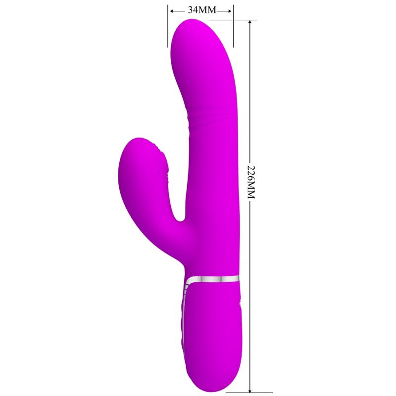 PRETTY LOVE - VIBRATEUR MULTIFONCTION G-SPOT FUCHSIA - Sensualia