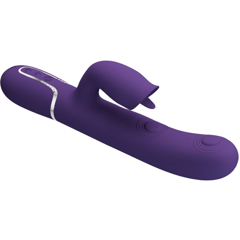 PRETTY LOVE - VIBRATEUR LAPIN À LÉCHER VIOLET - Sensualia