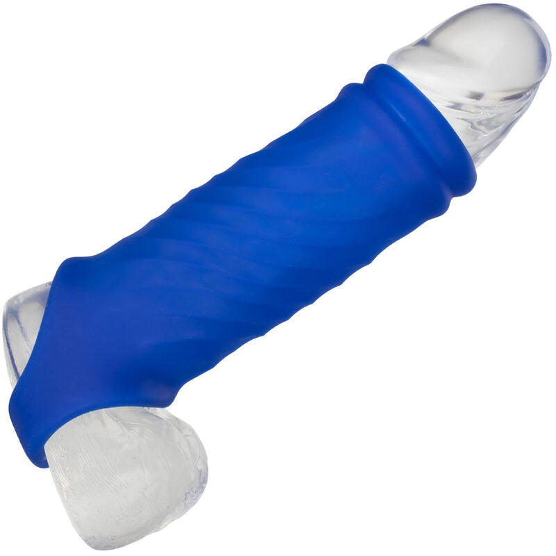 CALEXOTICS - ADMIRAL COUVERCLE DE PÉNIS WAVE SILICONE LIQUIDE BLEU - Sensualia