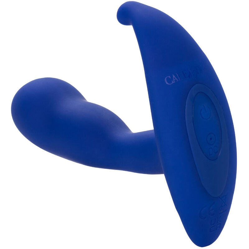 CALEXOTICS - ADMIRAL STIMULATEUR & VIBRATEUR ANAL COURBÉ BLEU - Sensualia