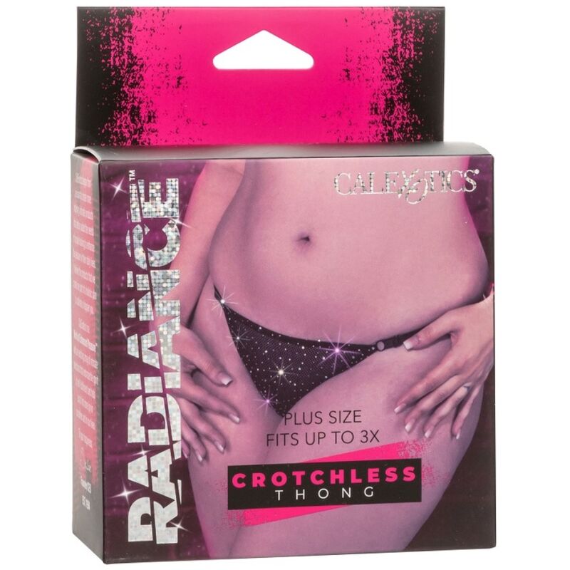 CALEXOTICS - RADIANCE STRING SANS CROCHET RHIN GRANDE TAILLE - Sensualia