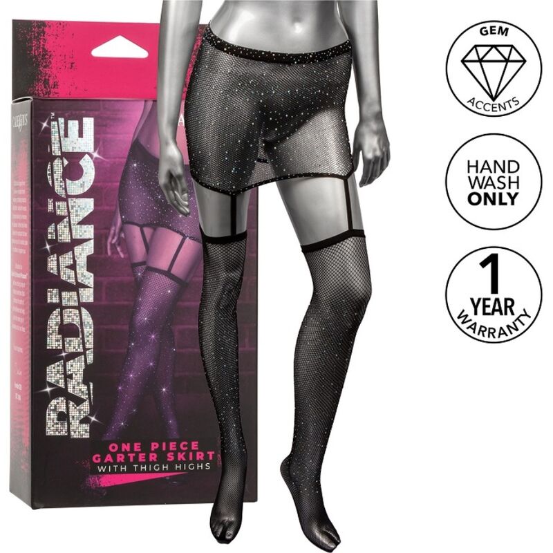 CALEXOTICS - RADIANCE JUPE JARRETIÈRES HAUTS DE CUISSES - Sensualia