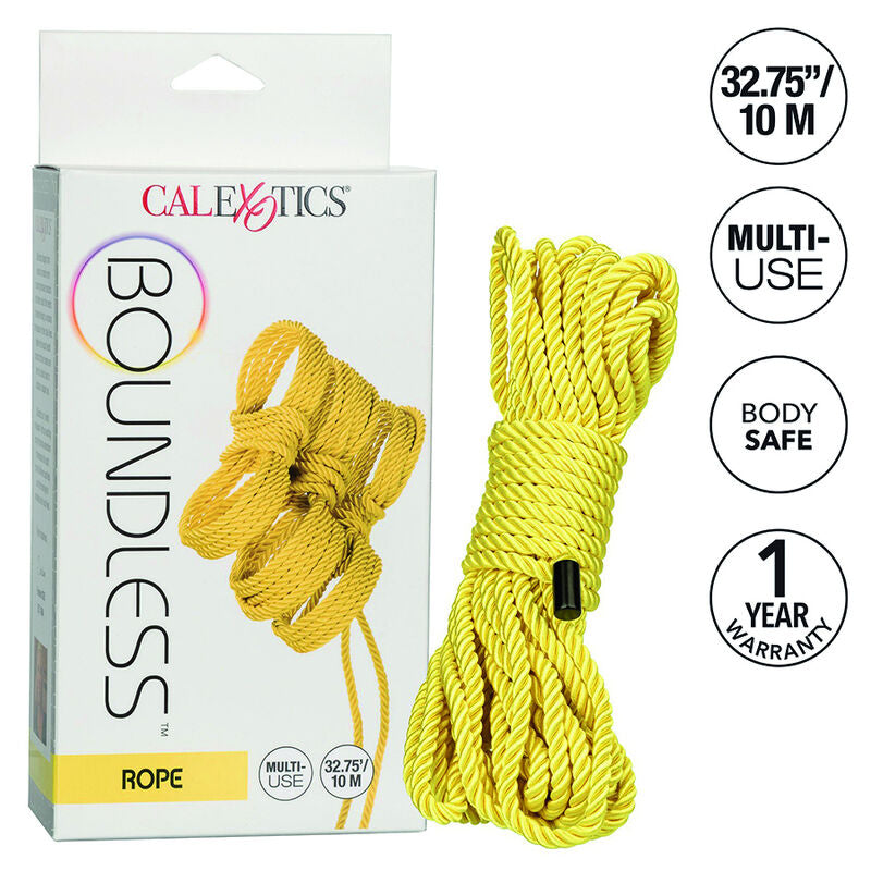 CALEXOTICS - BOUNDLESS CORDE 10M JAUNE - Sensualia