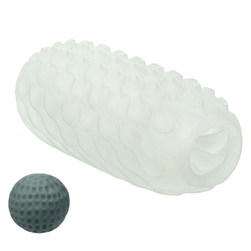 CALEXOTICS - BOUNDLESS RÉVERSIBLE SQUISHY BALL STROKE JAUNE - Sensualia