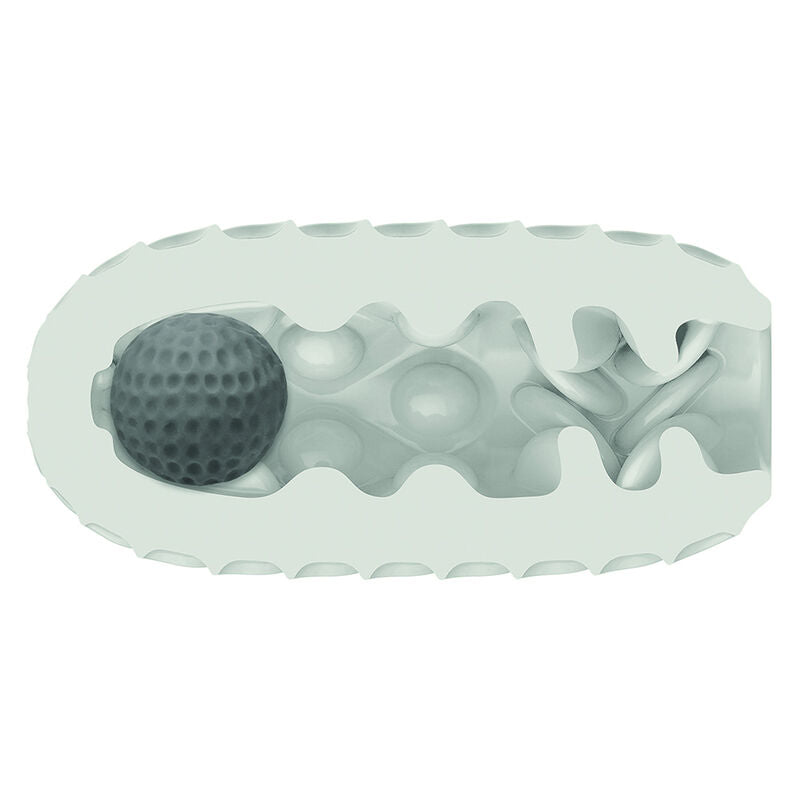CALEXOTICS - BOUNDLESS RÉVERSIBLE SQUISHY BALL STROKE JAUNE - Sensualia