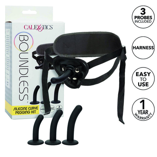 CALEXOTICS - BOUNDLESS KIT DE CHEVILLEMENT DE COURBE EN SILICONE - Sensualia
