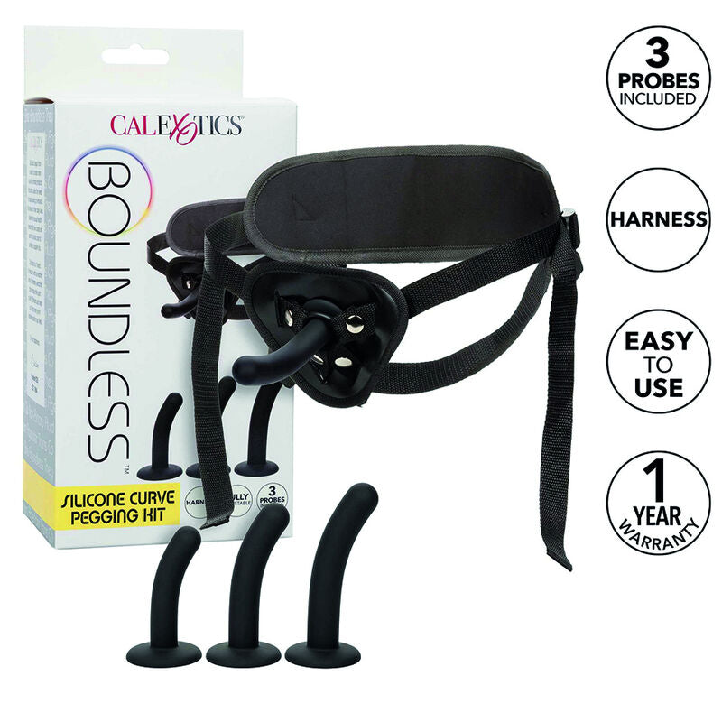 CALEXOTICS - BOUNDLESS KIT DE CHEVILLEMENT DE COURBE EN SILICONE - Sensualia
