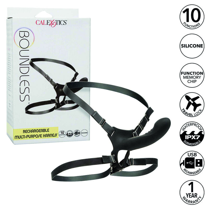 CALEXOTICS - BOUNDLESS ARNESS MULTI-PORPUSES RECHARGEABLE - Sensualia