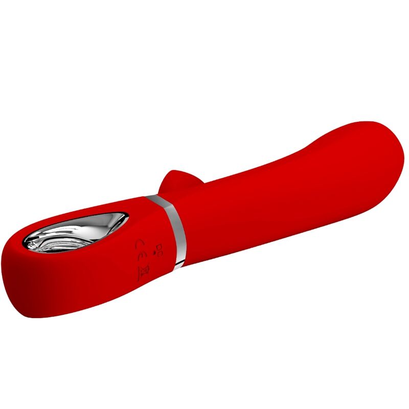 PRETTY LOVE - VIBRATEUR MULTIFONCTION G-SPOT THOMAS ROUGE - Sensualia