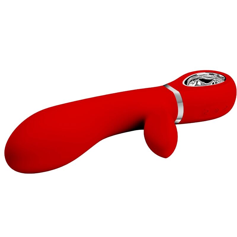 PRETTY LOVE - VIBRATEUR MULTIFONCTION G-SPOT THOMAS ROUGE - Sensualia
