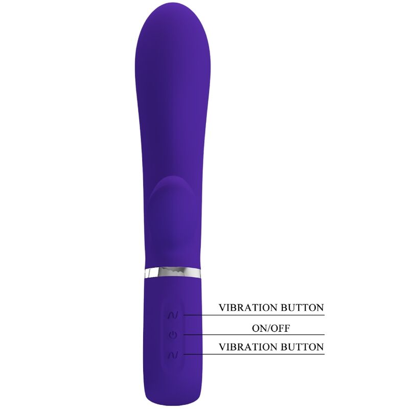 PRETTY LOVE - VIBRATEUR MULTIFONCTION G-SPOT THOMAS VIOLET - Sensualia